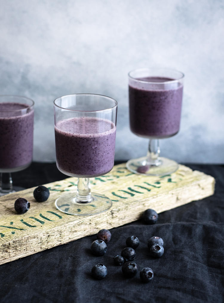 blueberry smoothies