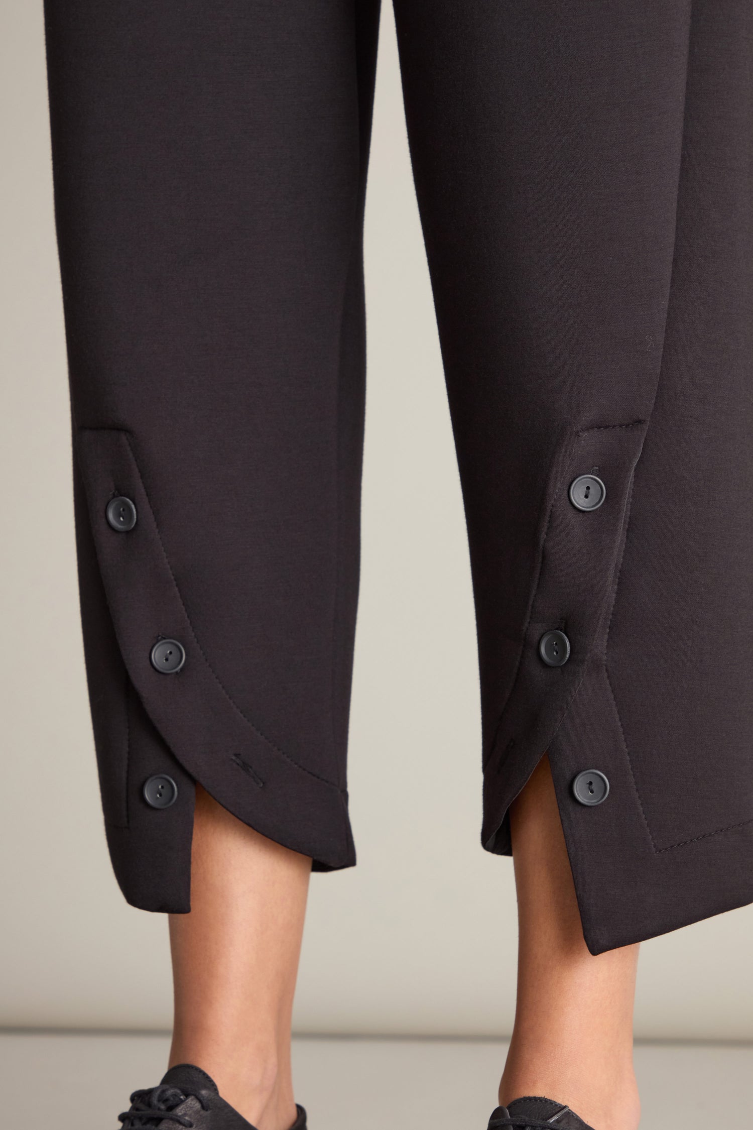 Button Detail Trousers