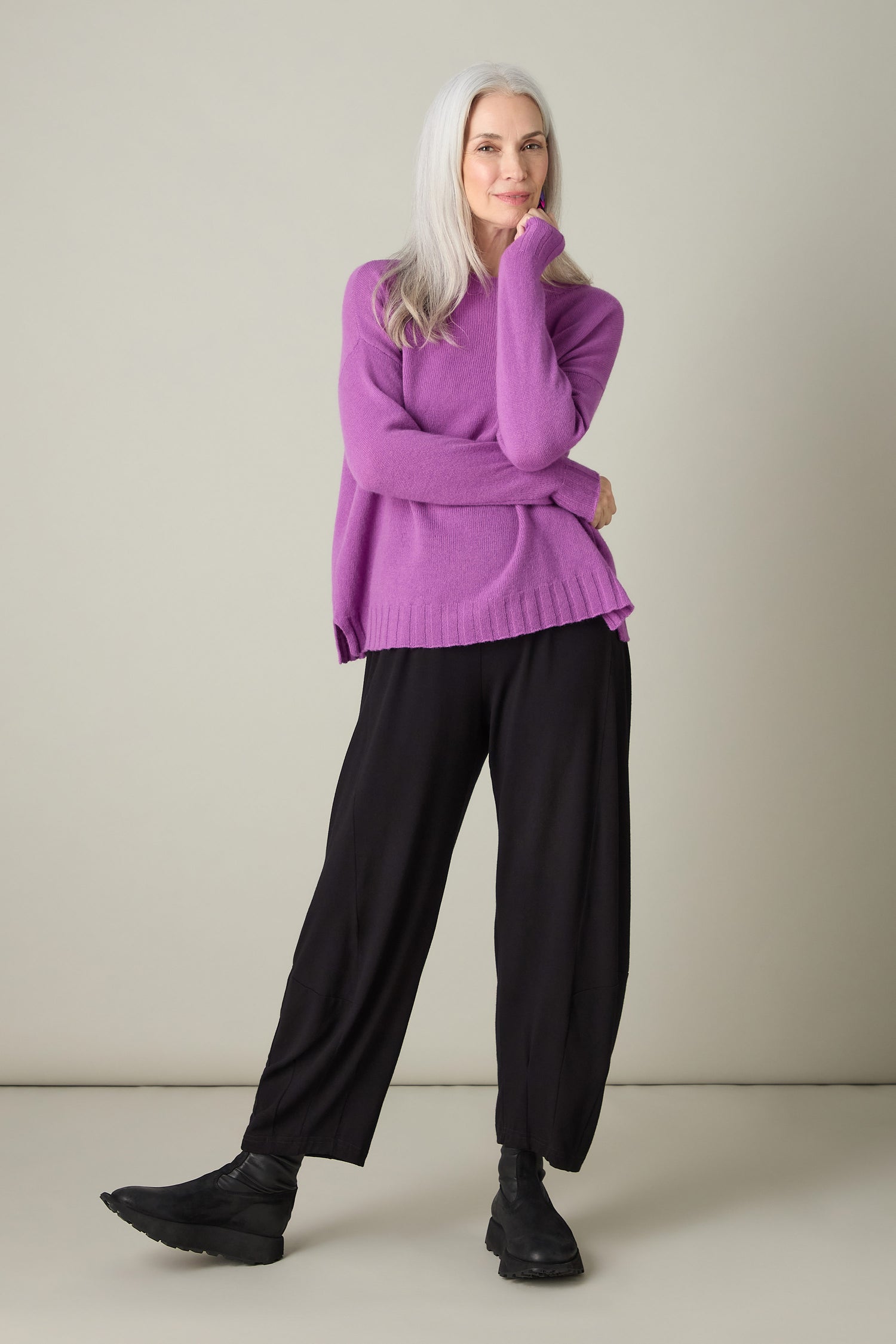 Merino Wool Crop Jumper