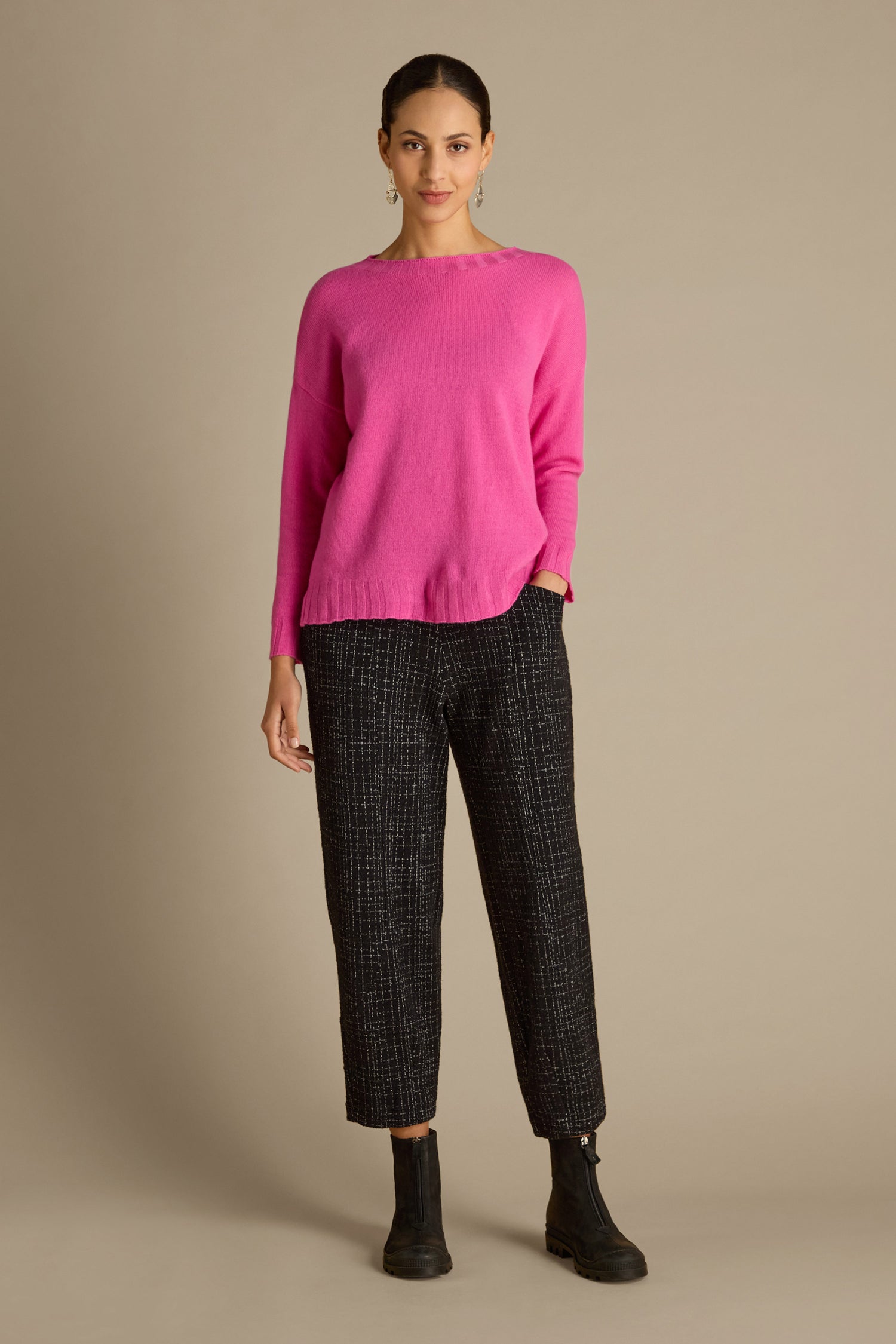 Merino Wool Crop Jumper