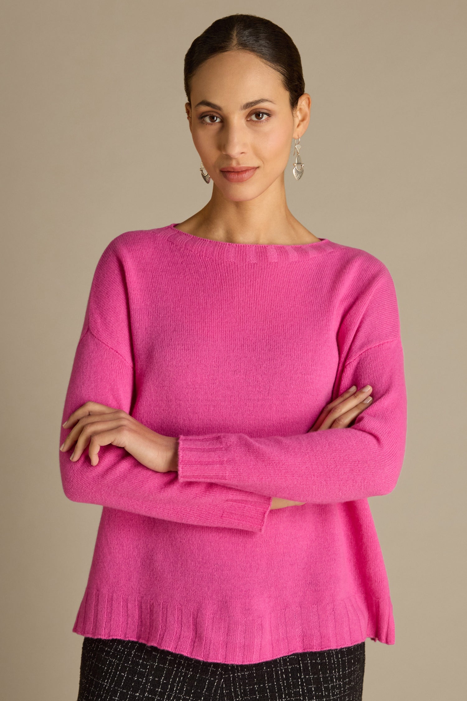 Merino Wool Crop Jumper