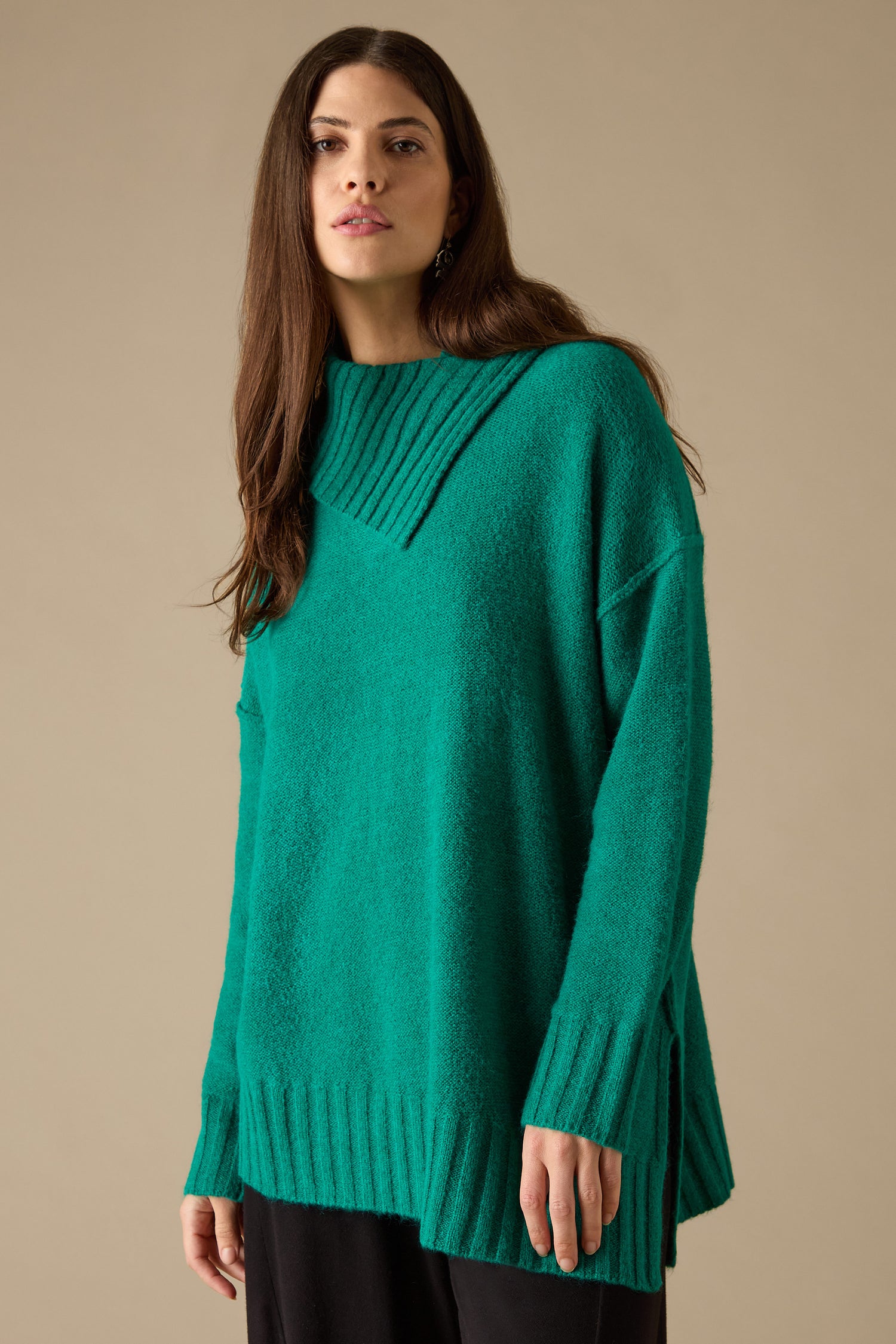 Asymmetric Knit Jumper