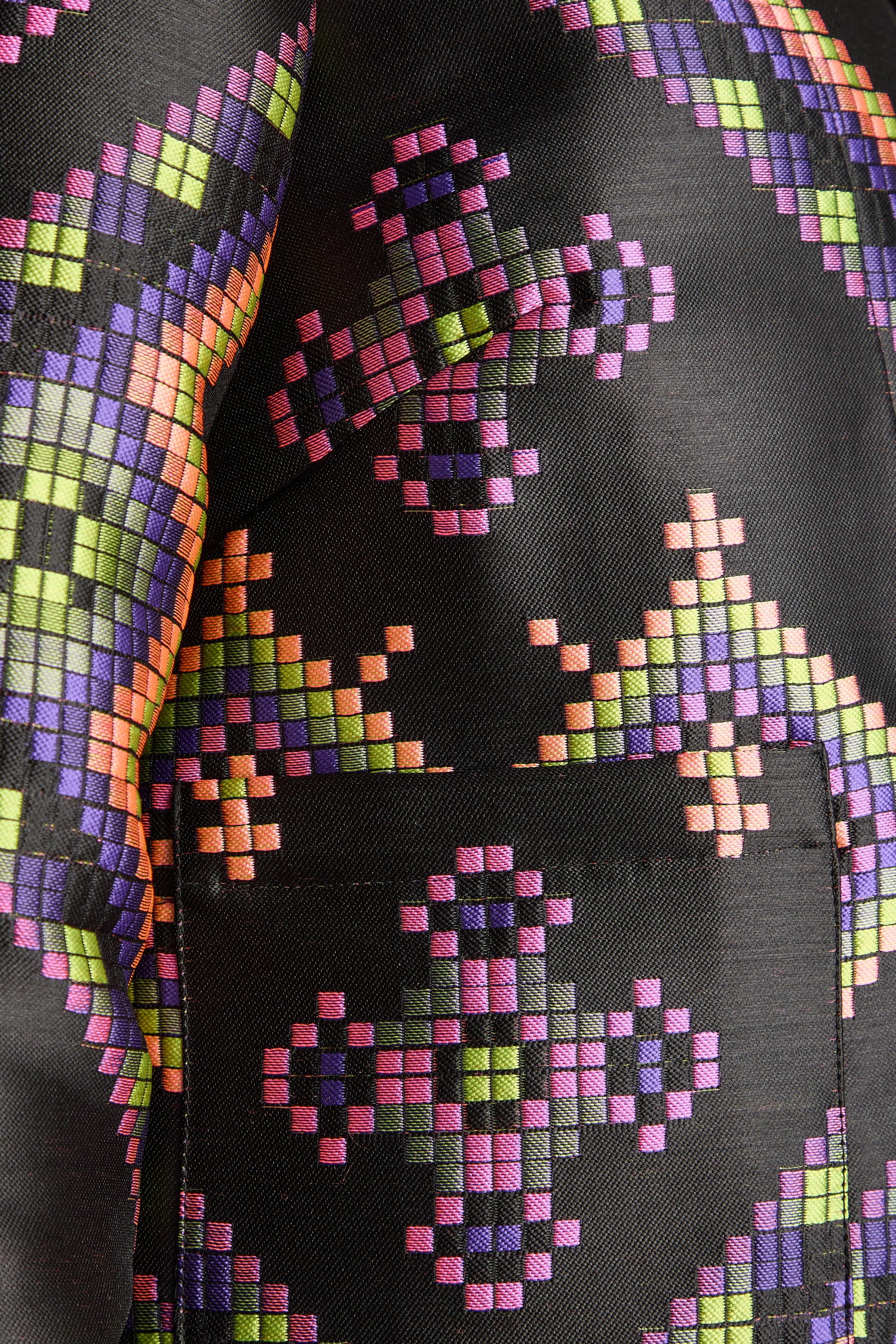 Pixelated Jacquard Jacket