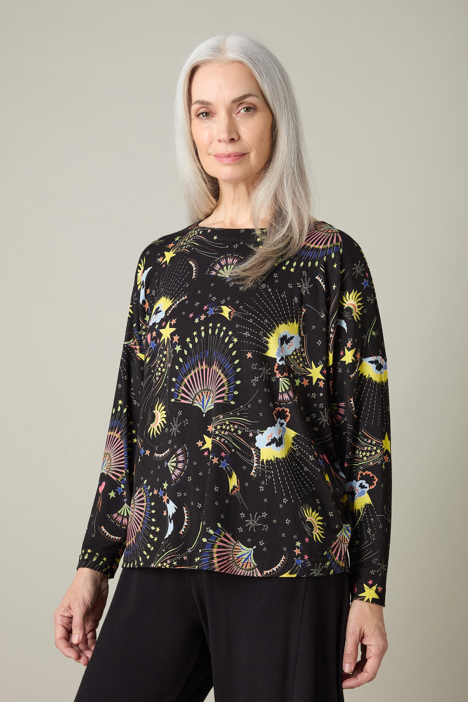 Celestial Dreams Jersey Boxy Top