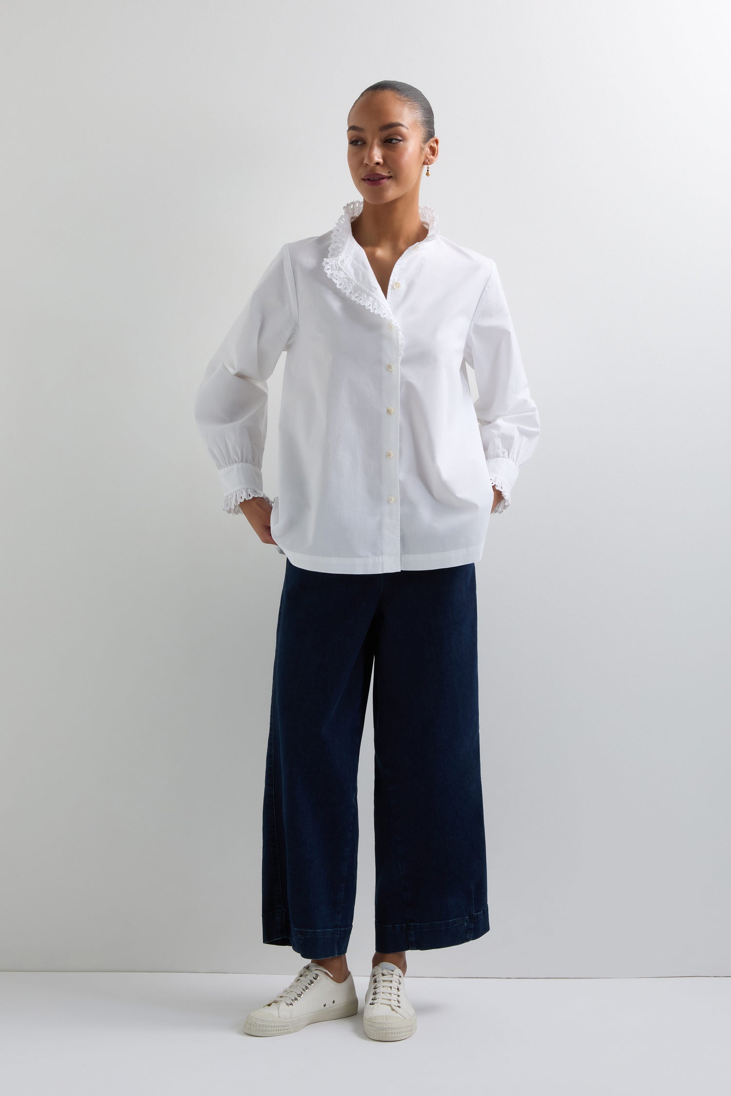 Frill Collar Shirt