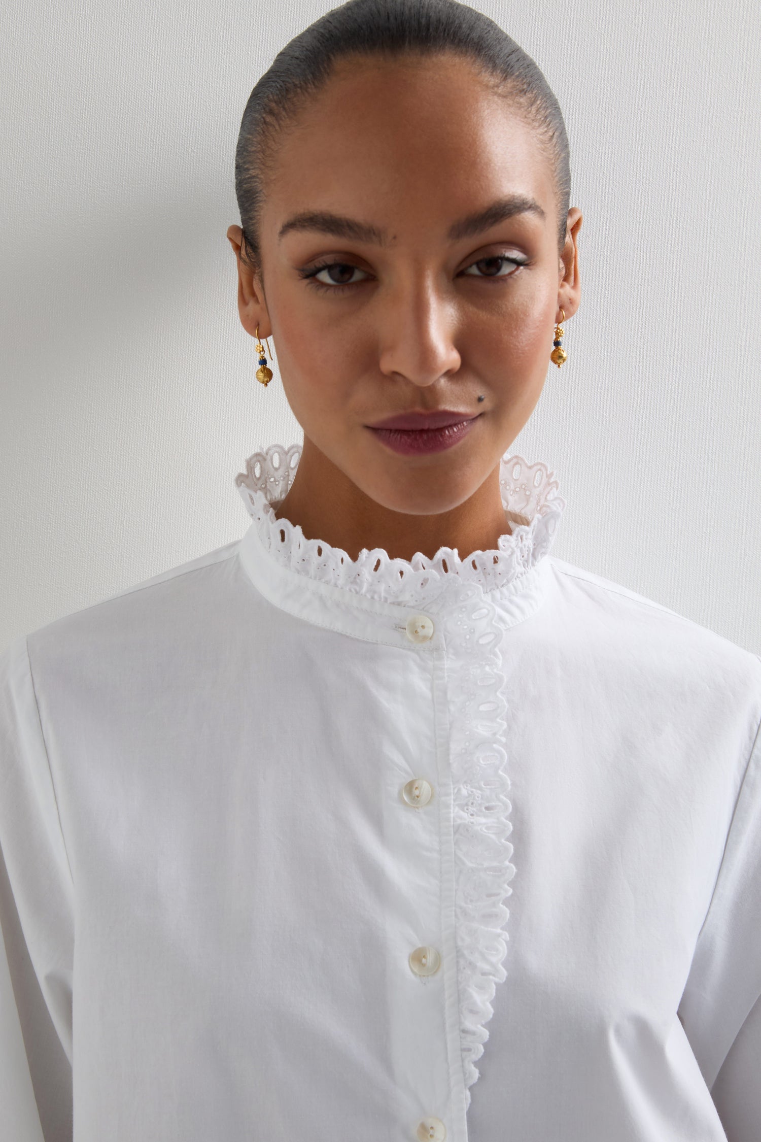 Frill Collar Shirt