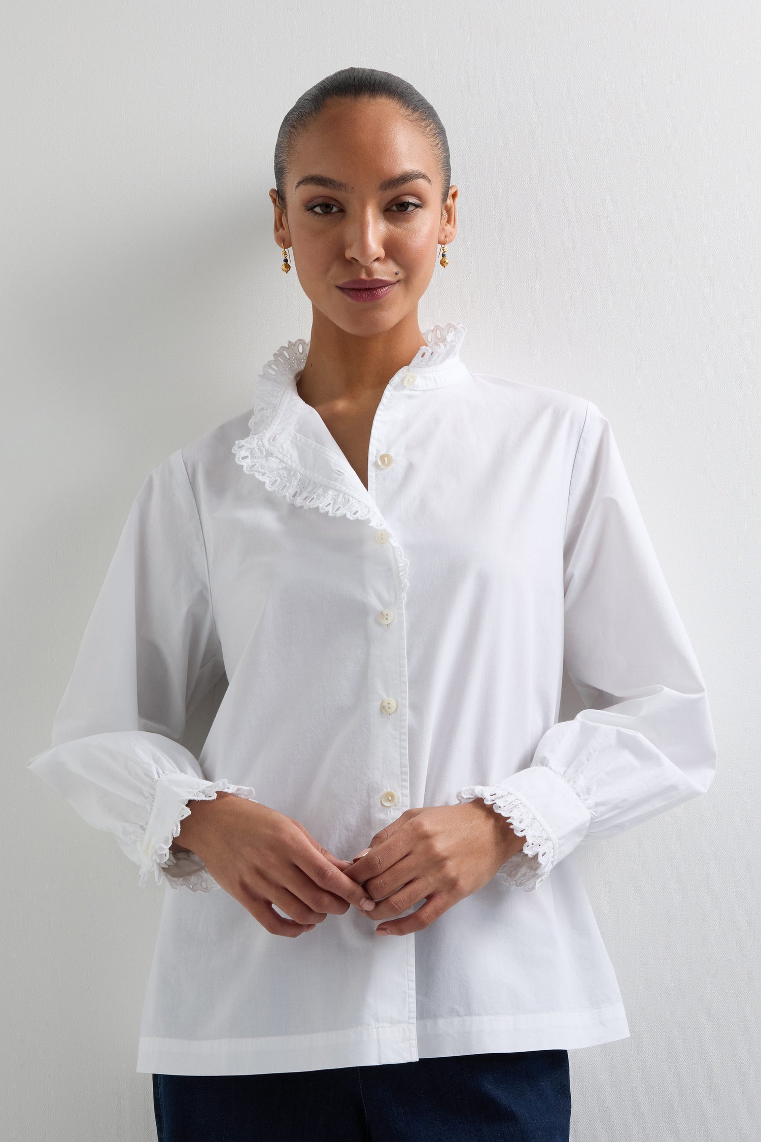 Frill Collar Shirt