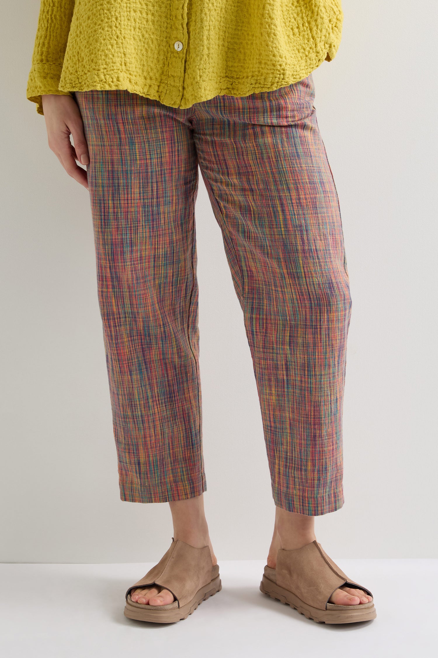 Space Dye Crosshatch Bubble Trouser