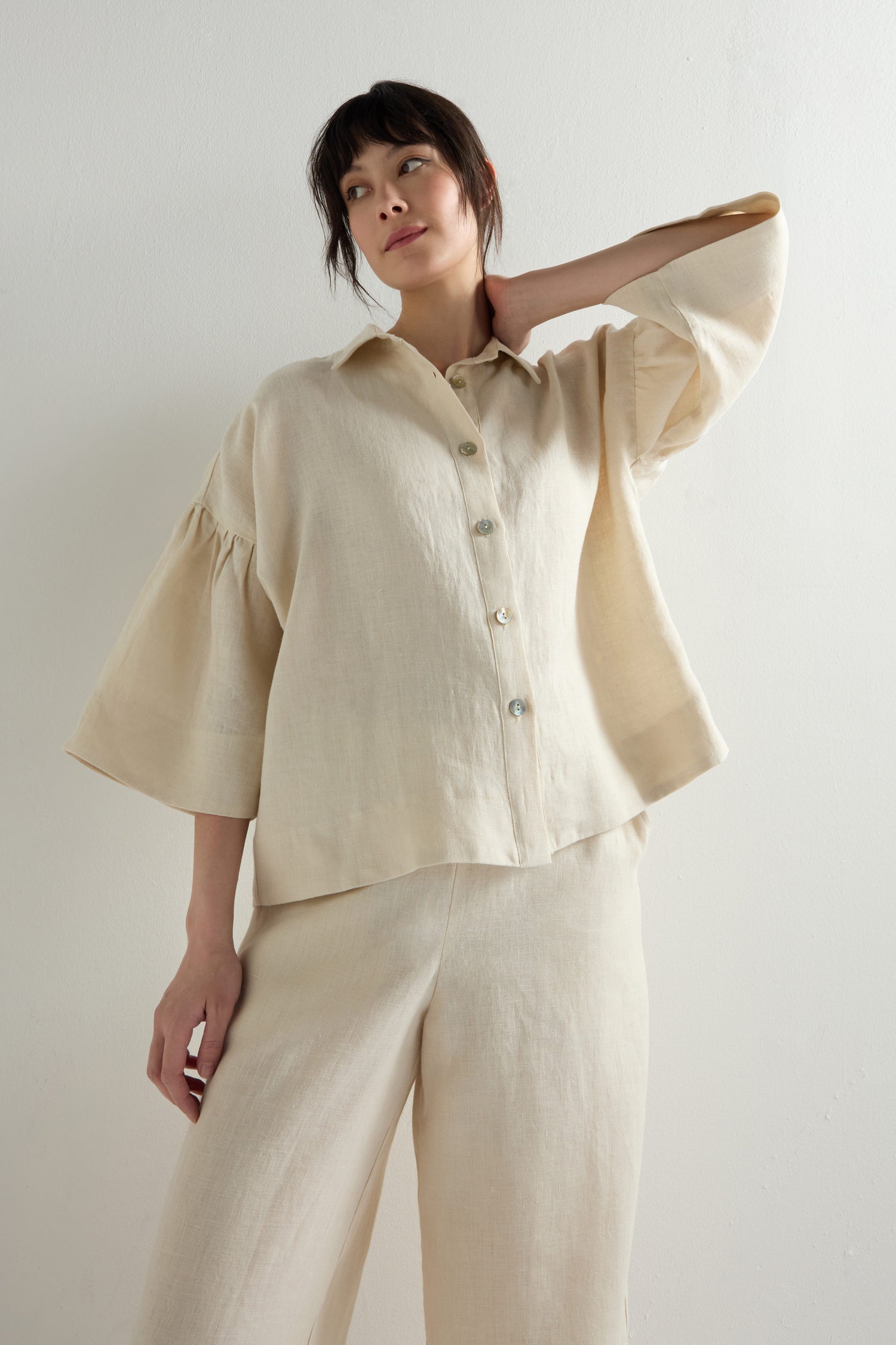 Linen Boxy Shirt