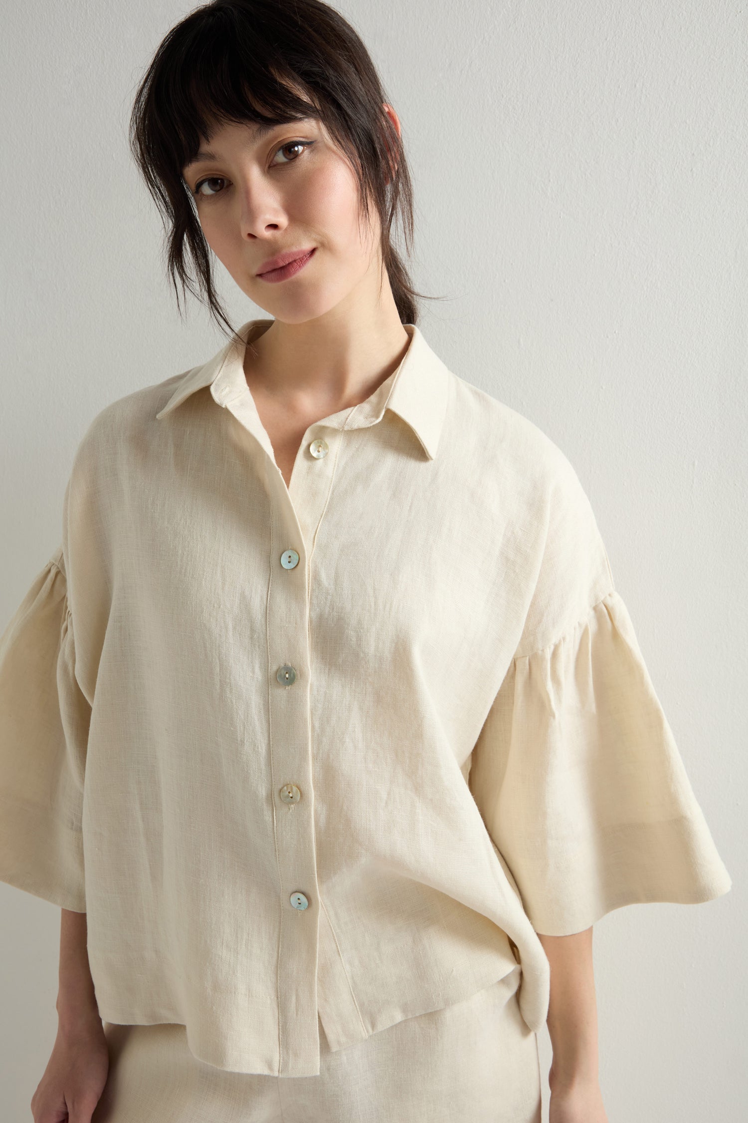 Linen Boxy Shirt