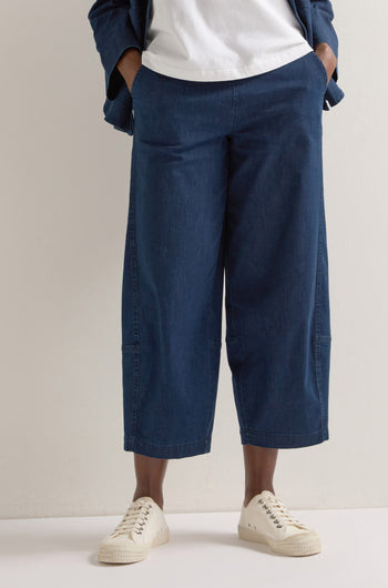 Stretch Denim Bubble Trouser