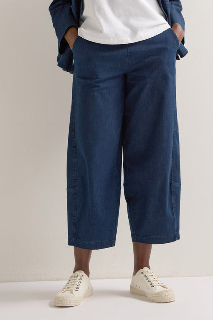 Stretch Denim Bubble Trouser