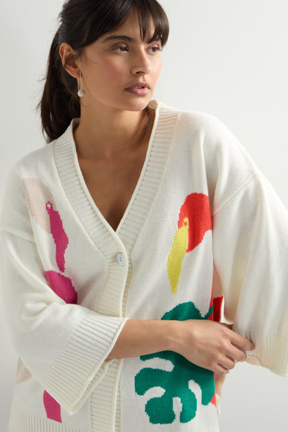 Flamingo Knit Cardigan