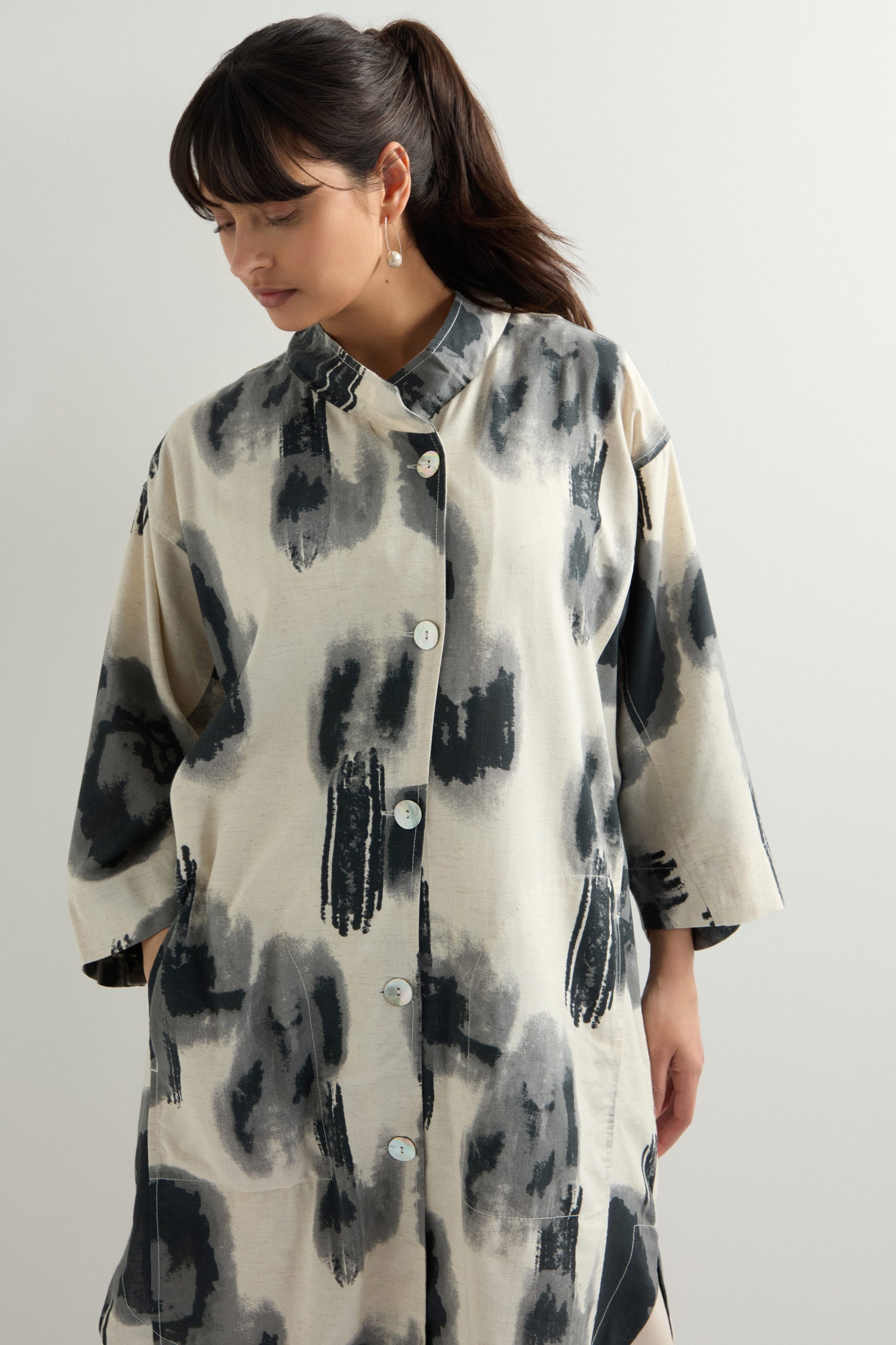 Print Oversize Jacket