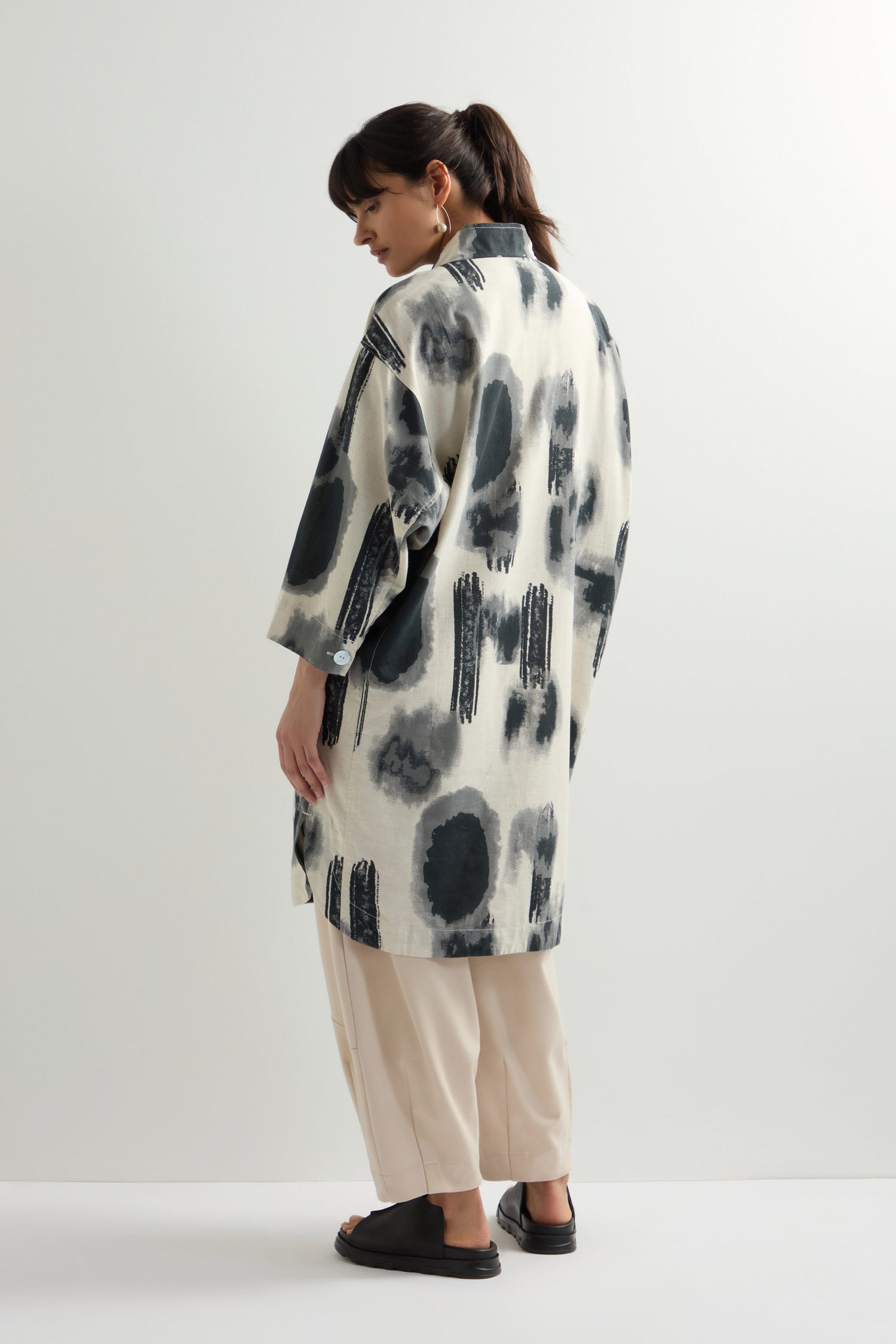 Print Oversize Jacket