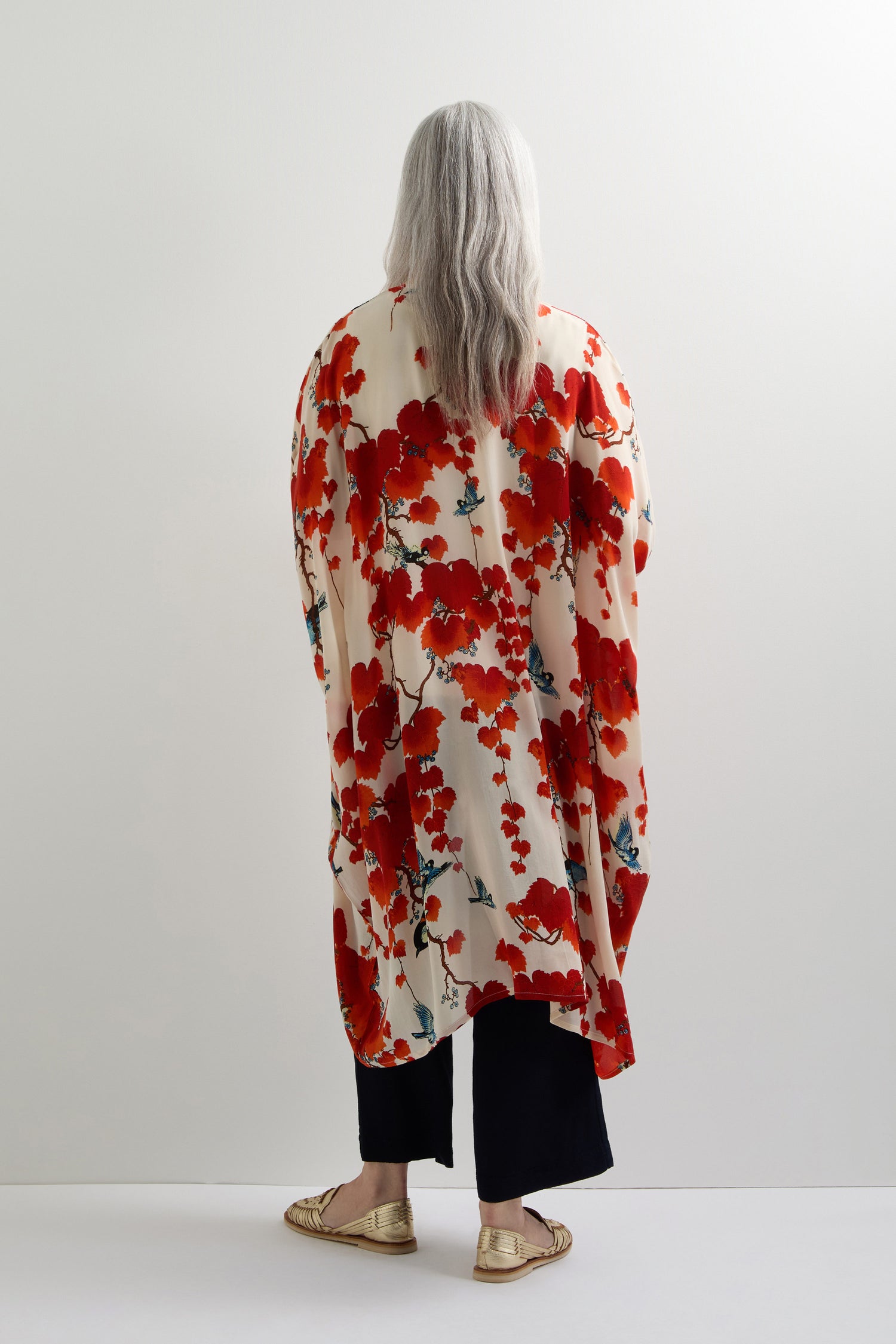 Grande Acer Print Kimono