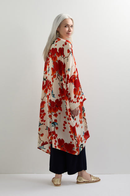 Grande Acer Print Kimono