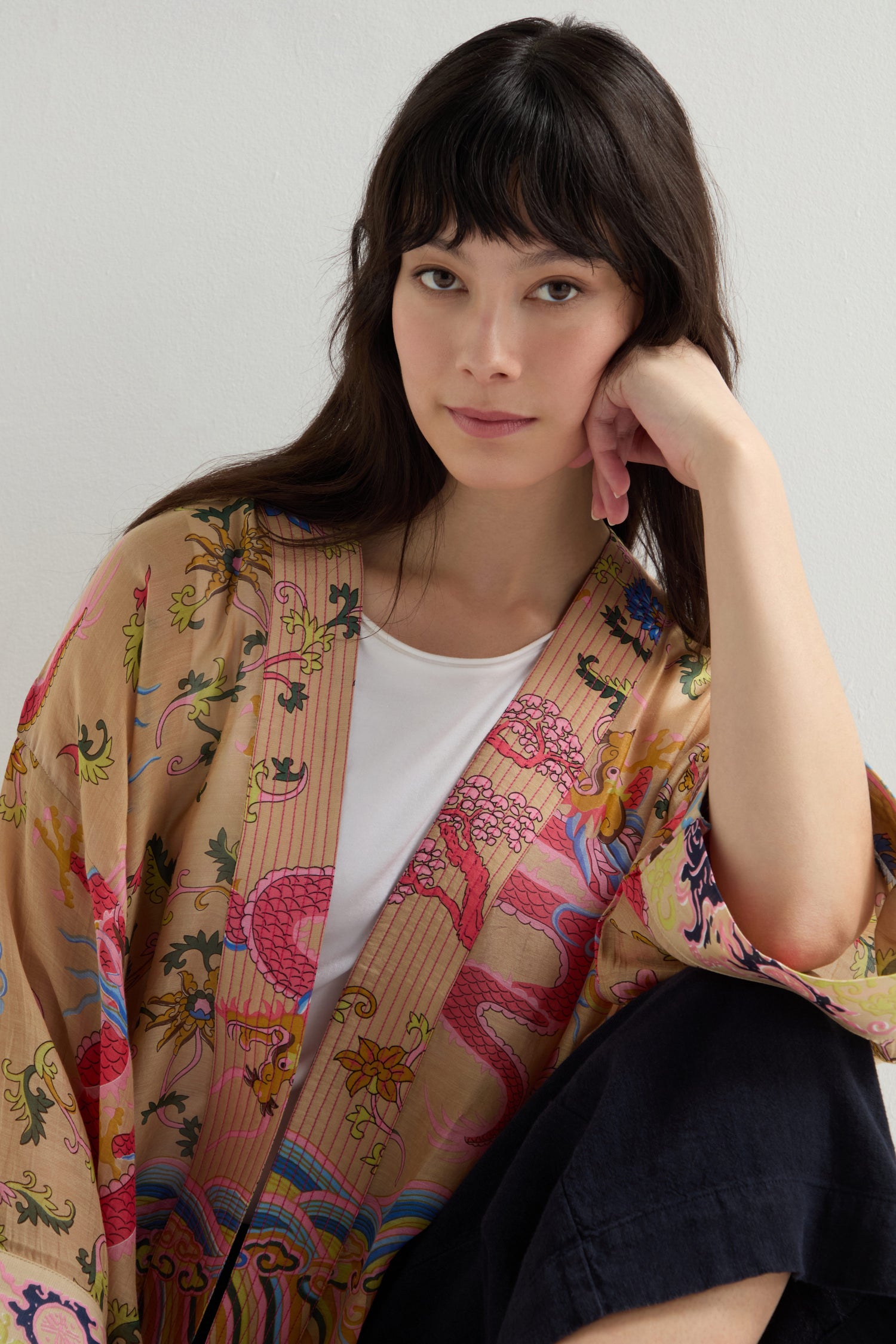 Dragon Print Kimono