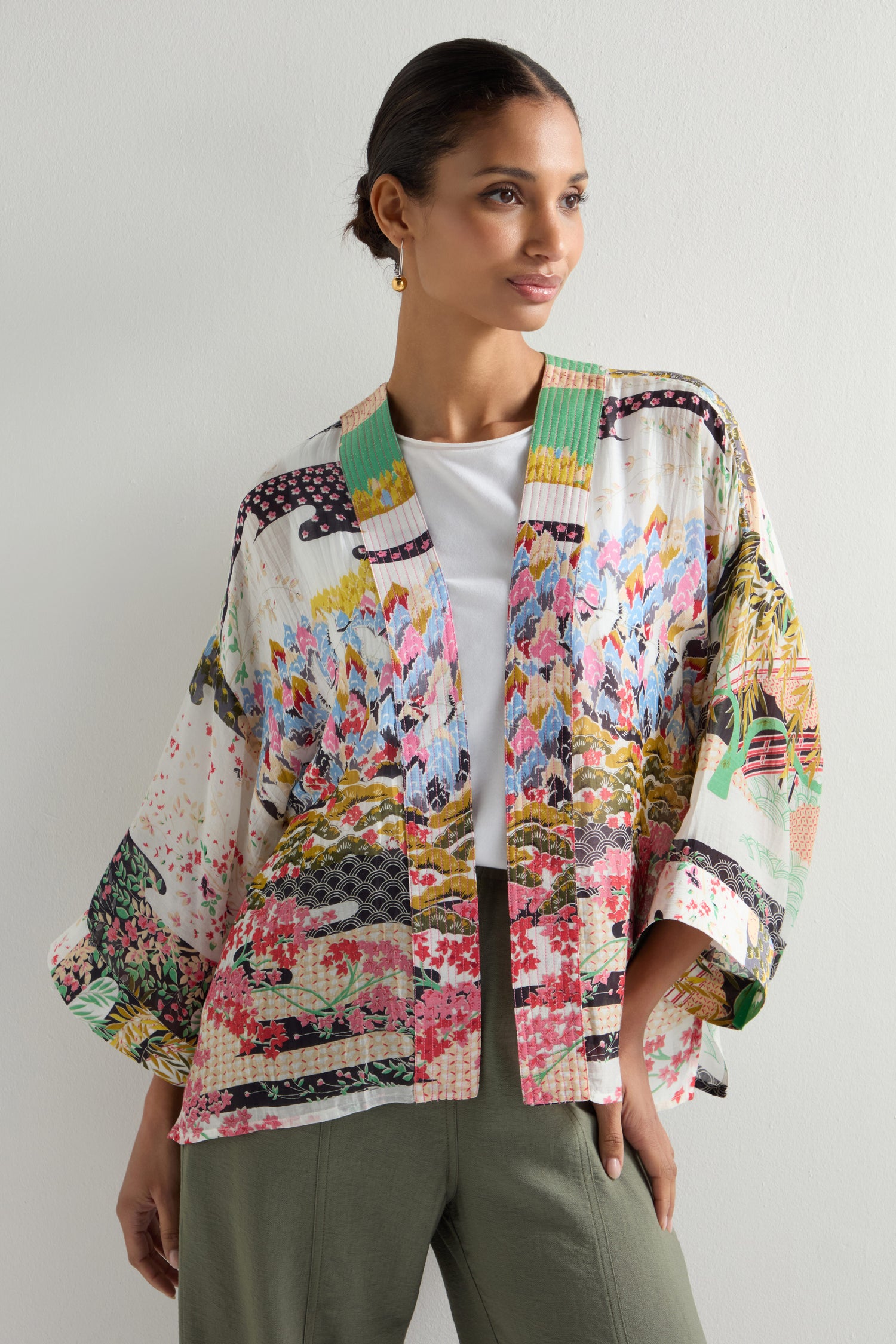 Spring Print Kimono