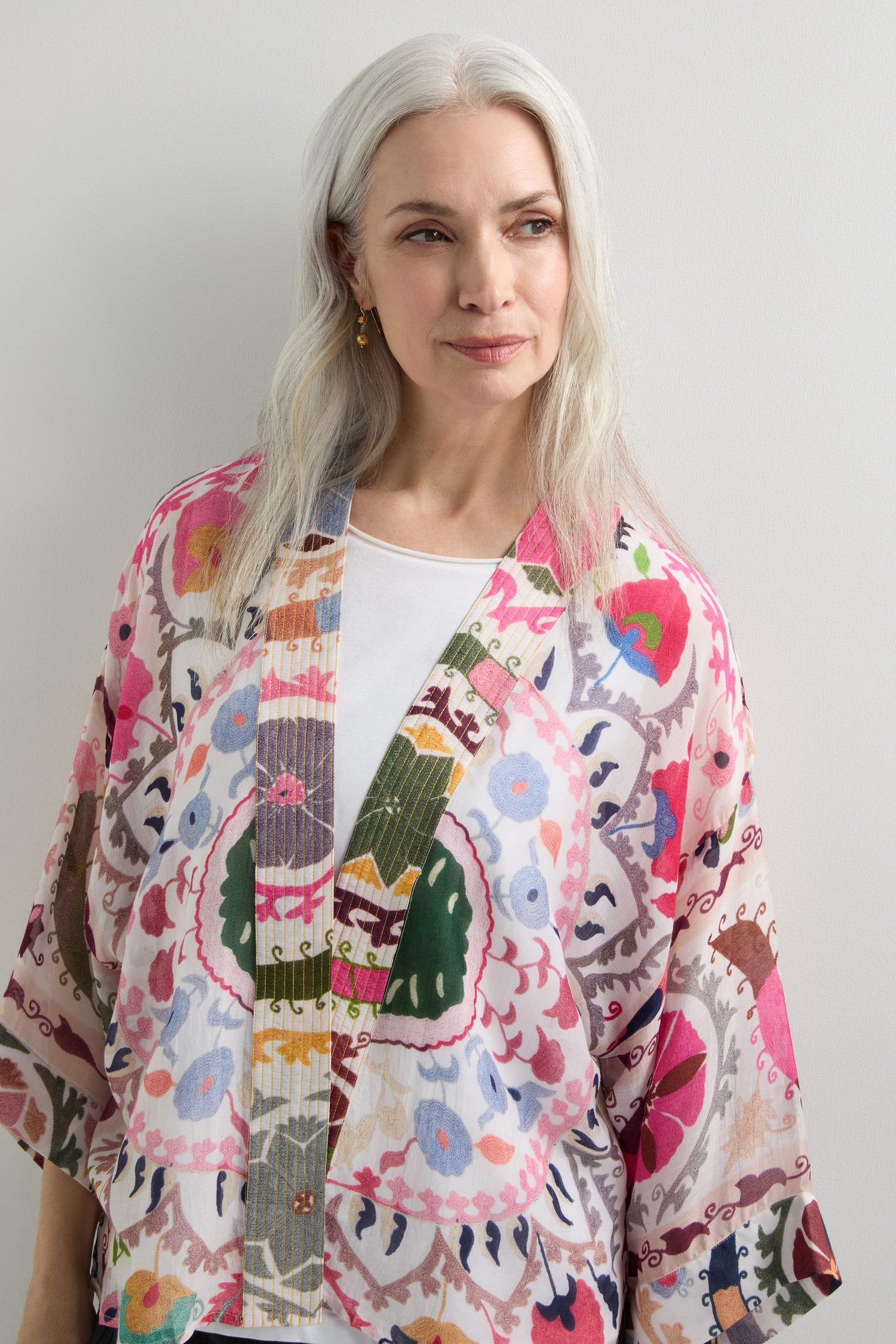 Suzani Print Kimono