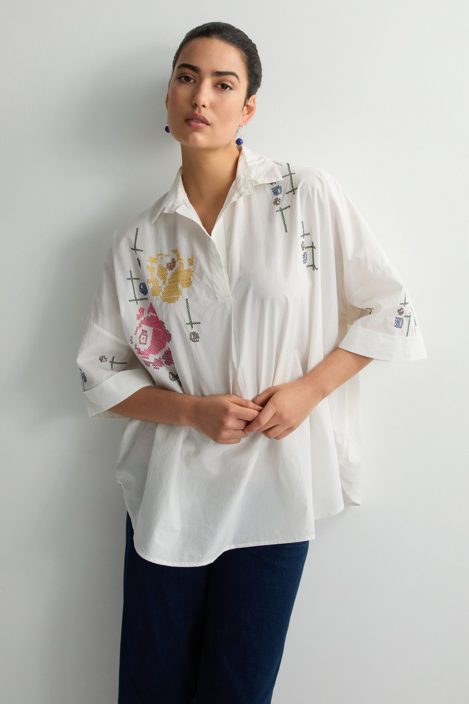 Cross Stitch Embroidery Tunic