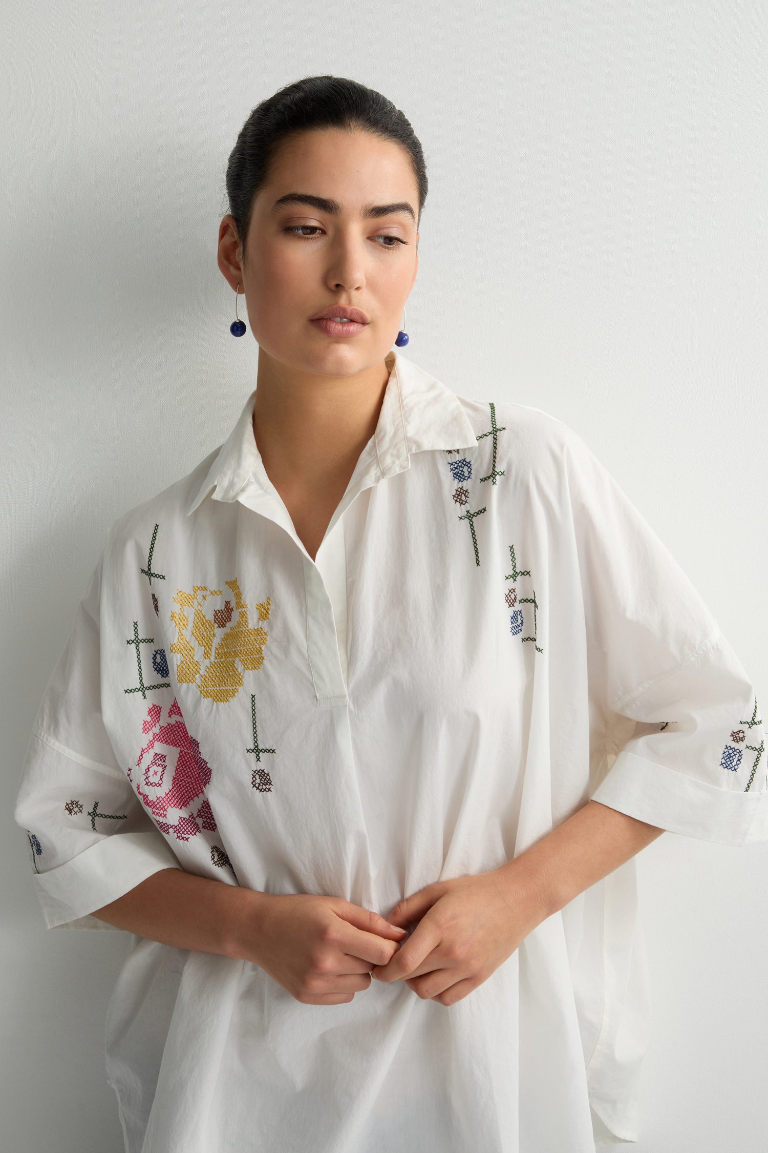 Cross Stitch Embroidery Tunic