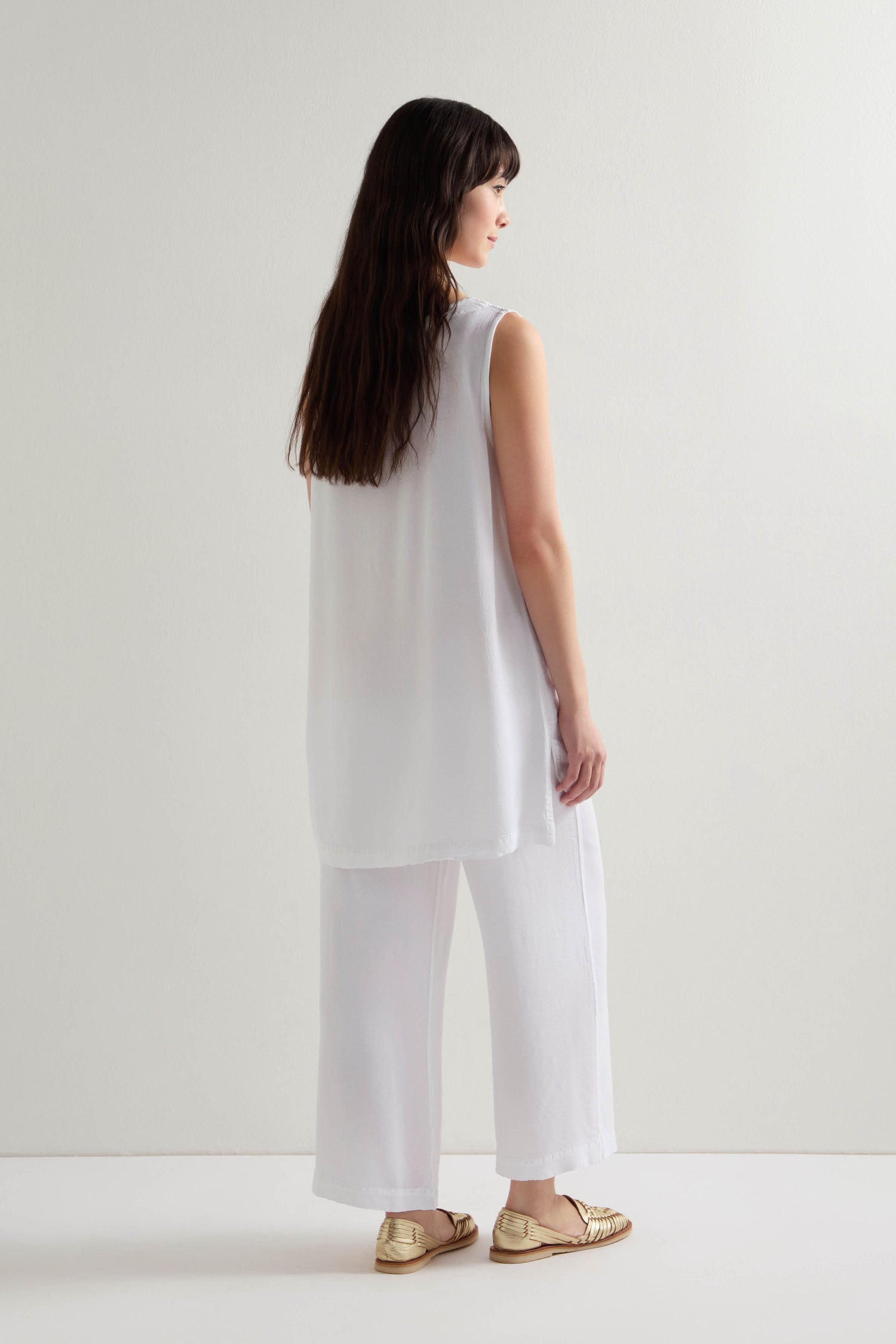 Crepe Wide Trouser