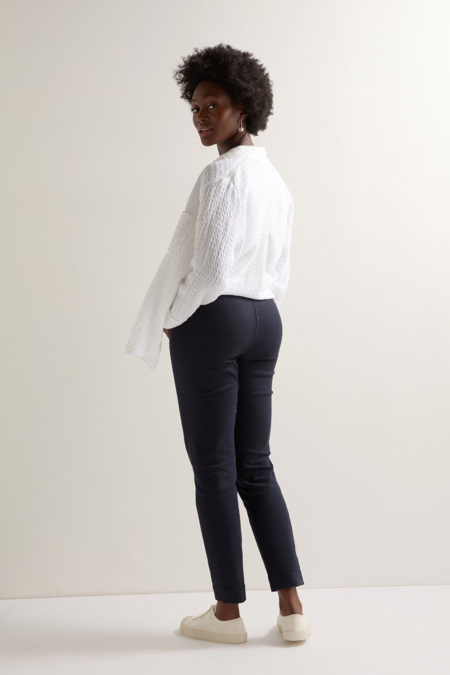 Night Stretch Cotton Slim Trouser