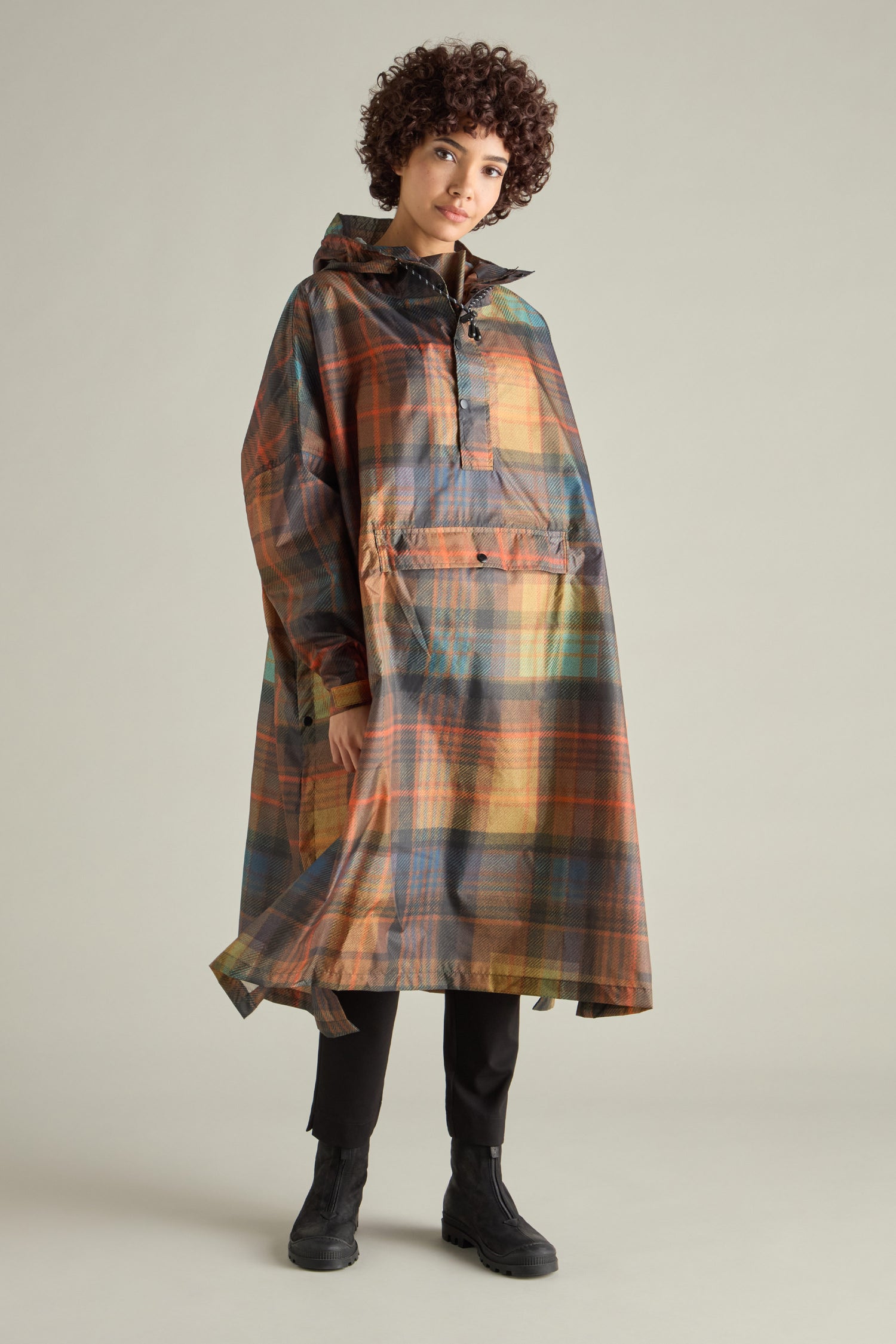 Tartan Poncho