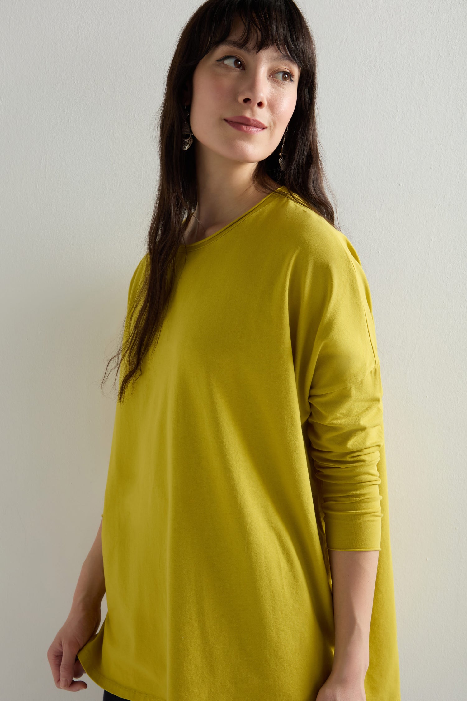 Cotton Jersey Relaxed Top