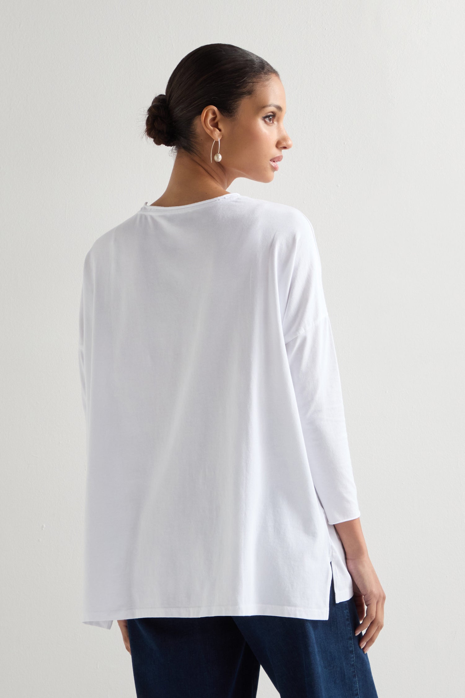 Cotton Jersey Relaxed Top