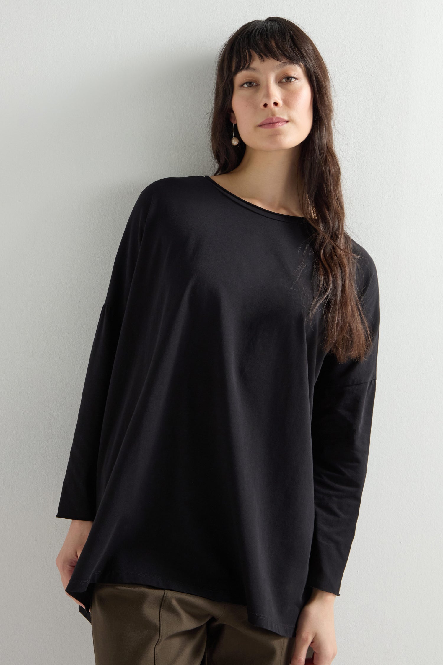 Cotton Jersey Relaxed Top