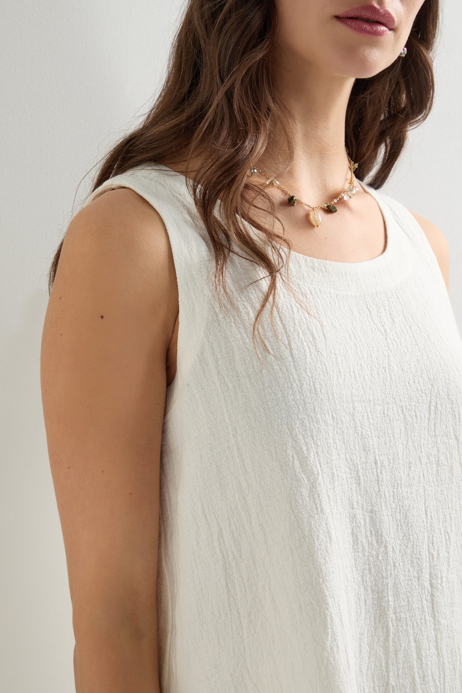 Linen Viscose Vest