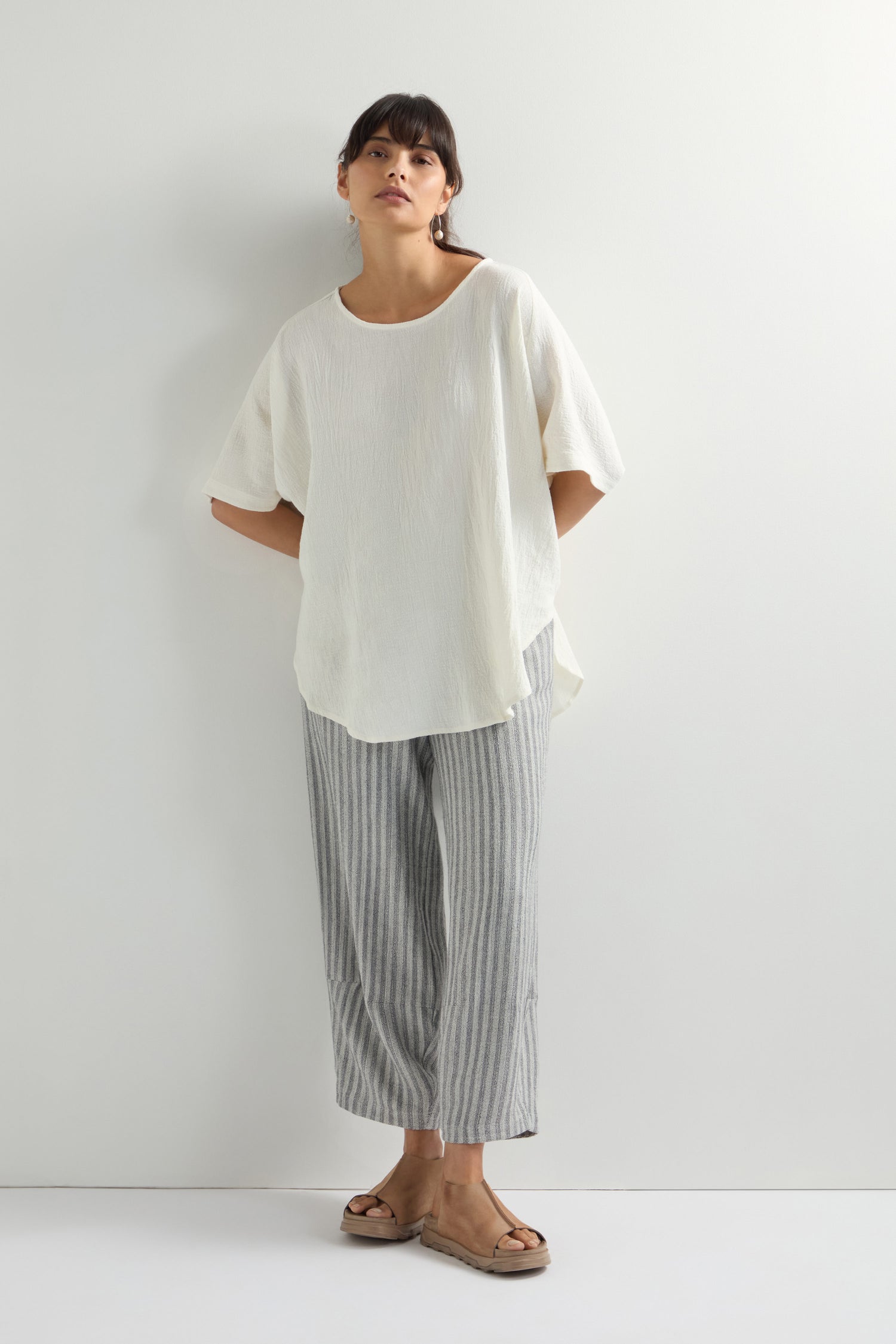 Linen Viscose Relaxed Top