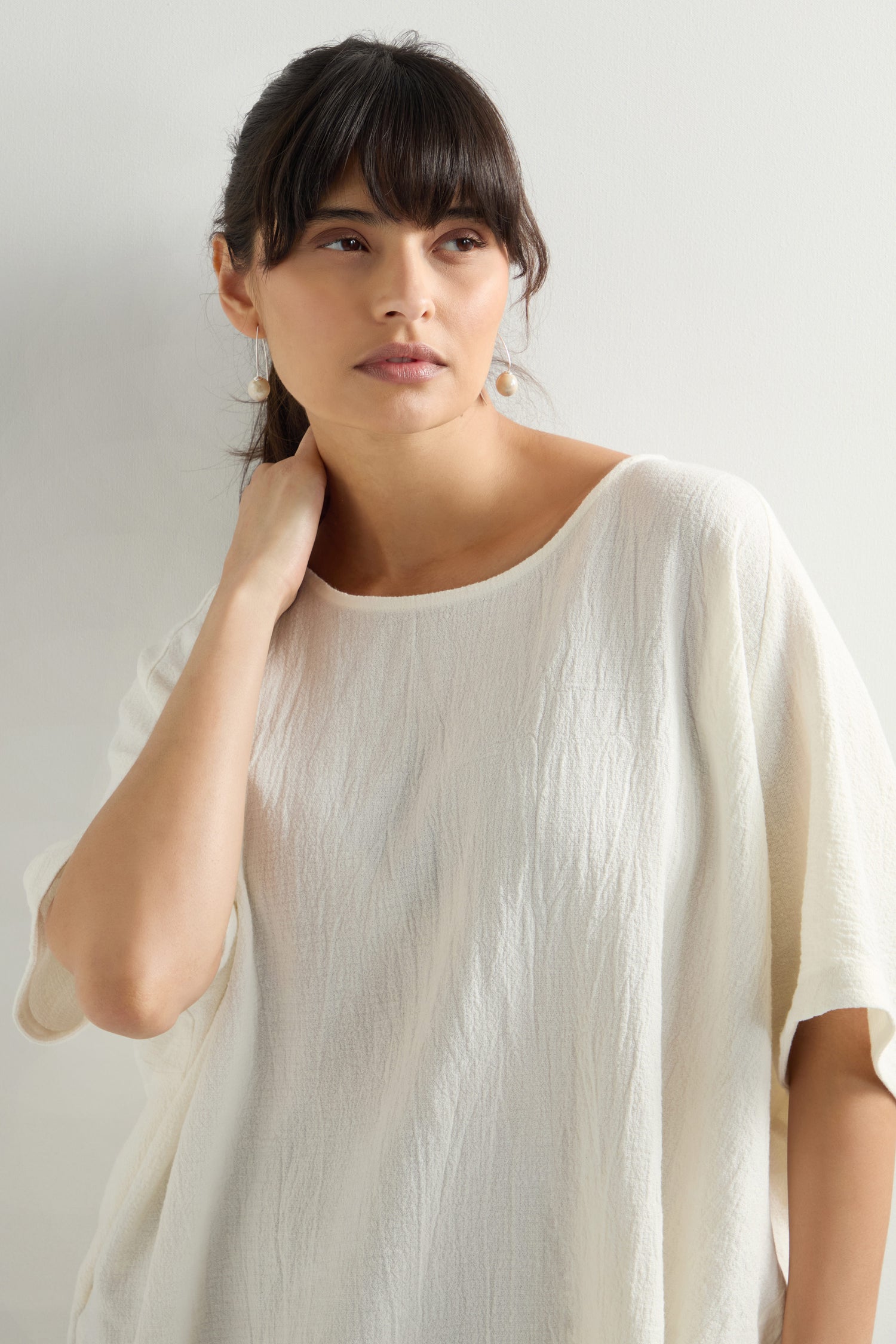 Linen Viscose Relaxed Top