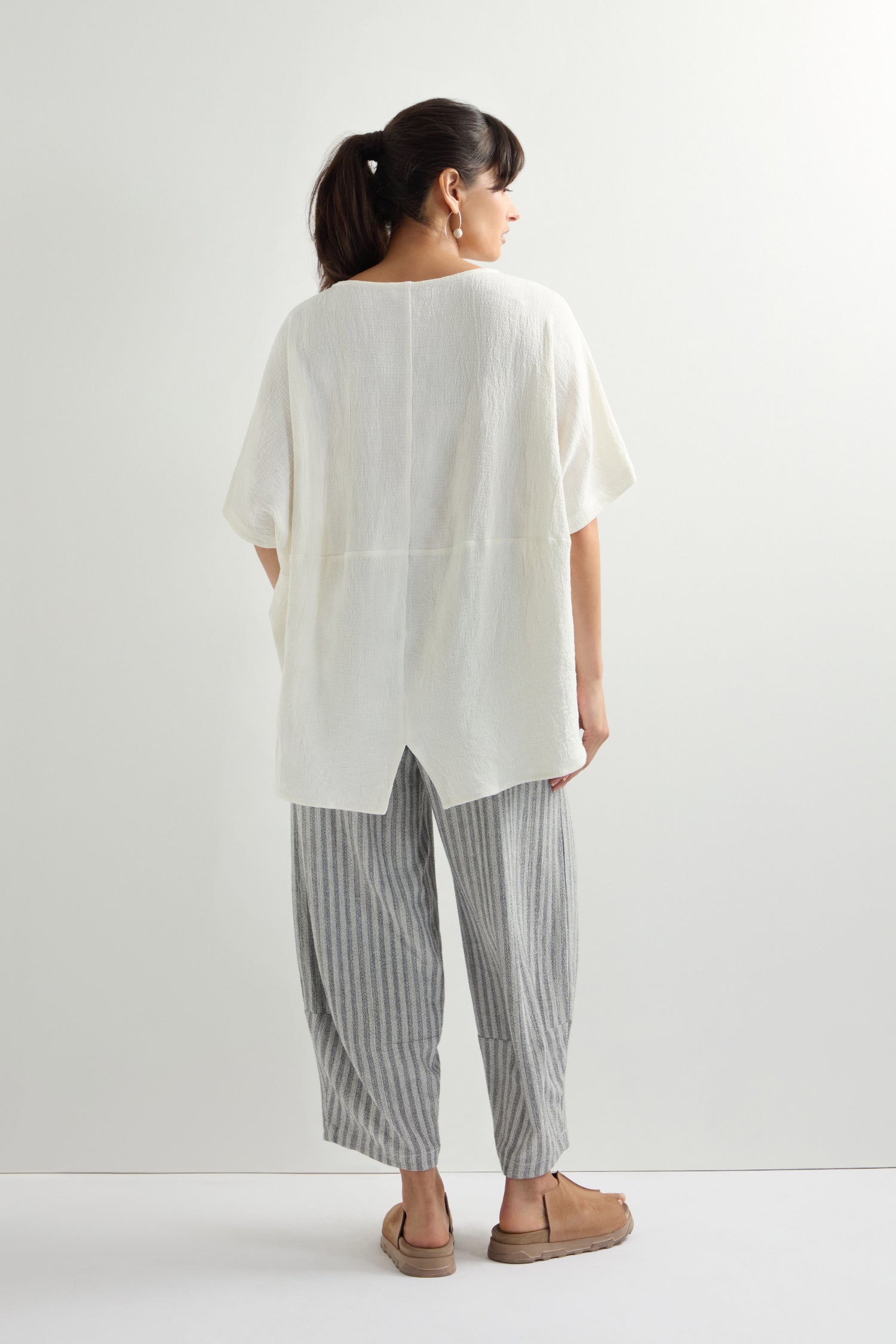 Linen Viscose Relaxed Top