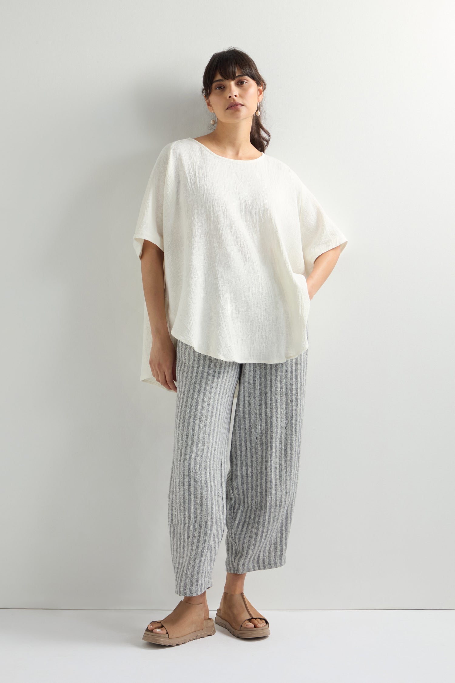 Linen Viscose Relaxed Top