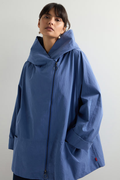 Hooded Asymmetric Jacket