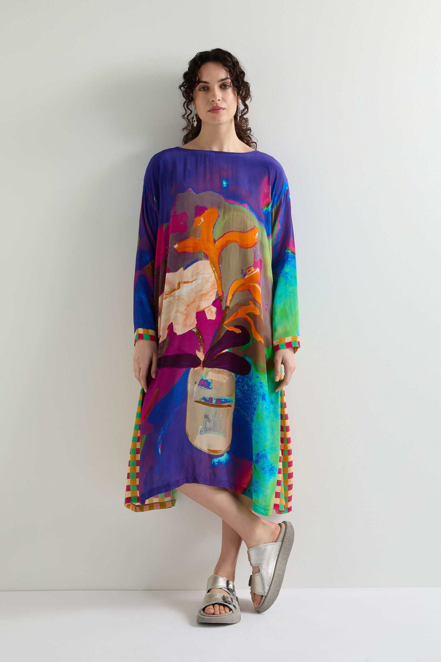 Print Panel Dress